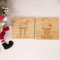 Wooden Christmas Elves Coasters