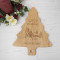 Christmas Tree Chopping Board - Snowy Scene
