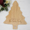 Christmas Tree Chopping Board - Family Name
