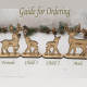 Christmas Reindeer Table Place Settings