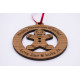 Wooden Christmas Tree Bauble - Gingerbread Man