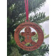 Wooden Christmas Tree Bauble - Gingerbread Man