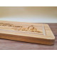 Engraved Wooden Cheese Board