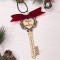 Wooden Key Family Christmas Ornament