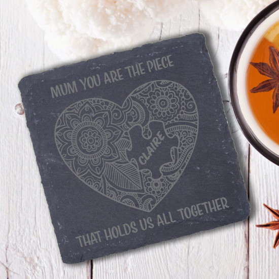 Slate Coaster for Mum