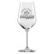 Engraved Wine Glass - Vineyard