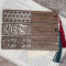 Engraved Laser Cut Geometric Wooden Bookmark