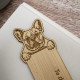 Wooden French Bulldog Bookmark