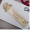 Wooden Golden Retriever Bookmark