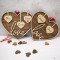 Wooden Hanging Heart Ornament
