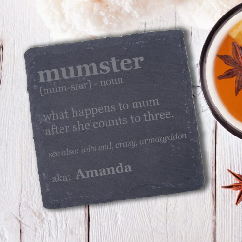 Slate Mumster Coaster