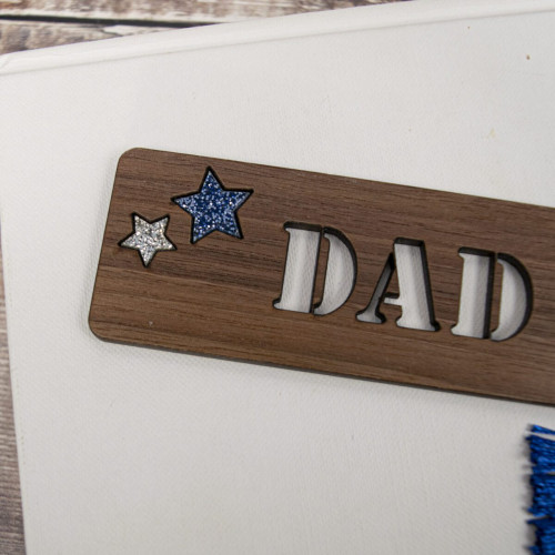 Engraved Wooden Bookmark for Dad Engraved Wooden Bookmark for Dad