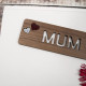 Engraved Wooden Bookmark for Mum