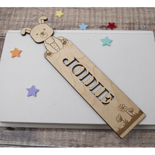 Wooden Bunny Rabbit Bookmark