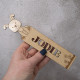 Wooden Bunny Rabbit Bookmark
