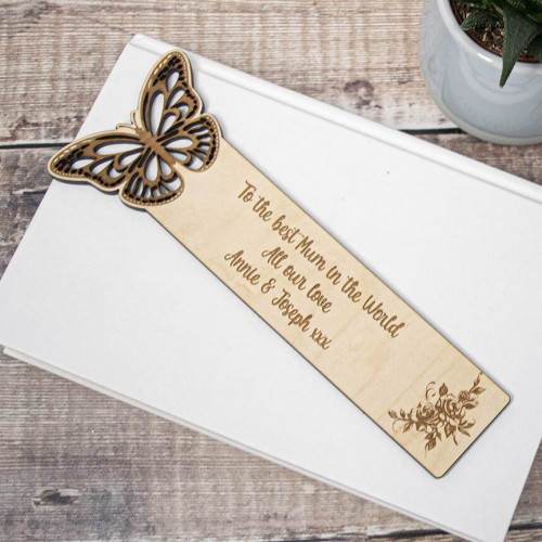 Wooden Butterfly Bookmark Wooden Butterfly Bookmark