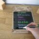 Wooden Daily Menu Planner