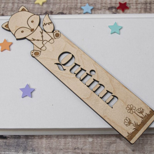 Wooden Fox Bookmark Wooden Fox Bookmark