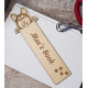 Wooden Husky Bookmark