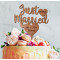 Wooden Wedding Cake Topper - Just Married