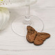 Wooden Butterfly Wine Glass Charms