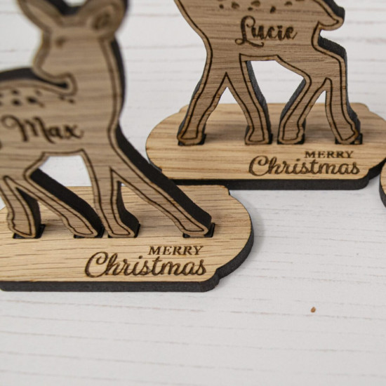 Christmas Reindeer Table Place Settings