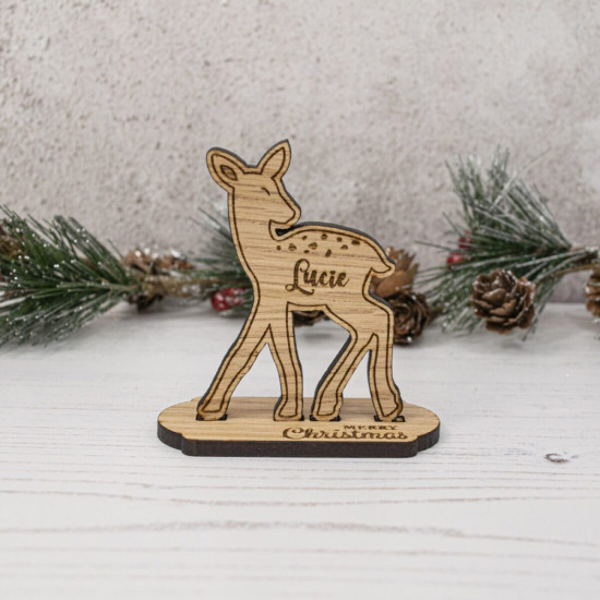 Christmas Reindeer Table Place Settings