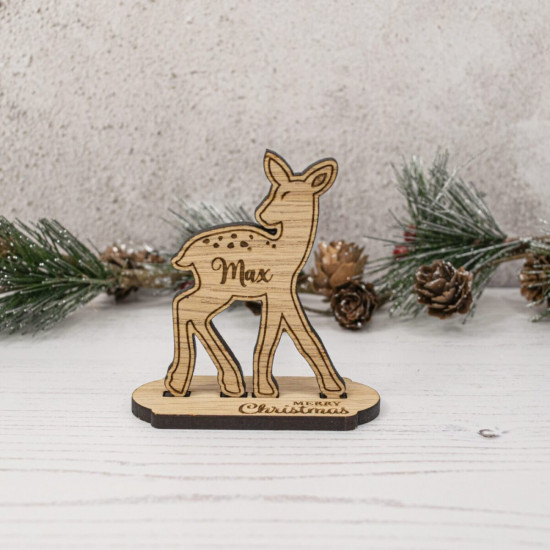 Christmas Reindeer Table Place Settings