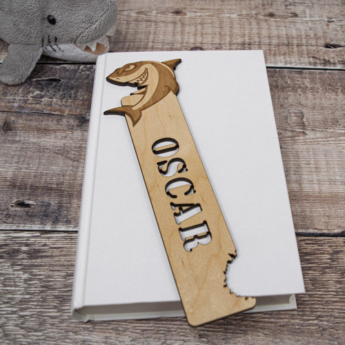 Wooden Shark Bookmark