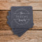 Set of 4 Slate Family Bar Coasters