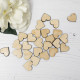 Wooden Hearts Table Confetti