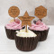Wooden Shape Cupcake Toppers