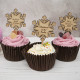 Snowflake Cupcake Toppers