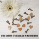 Wooden Love Table Confetti - Cherry
